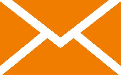 Icoon van een mailtje