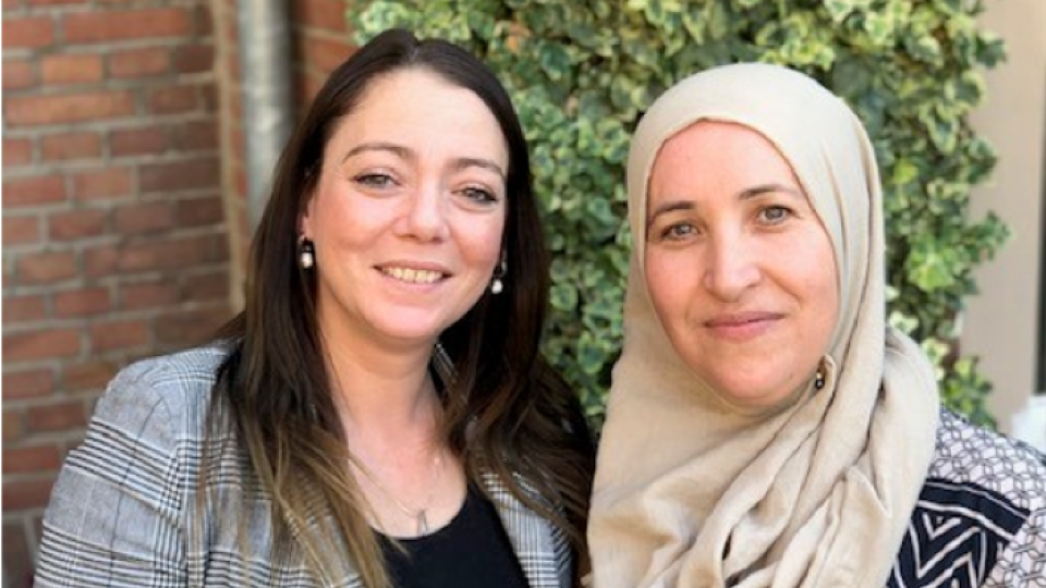 Thuishulpen Rifka en Samila van Axxicom.