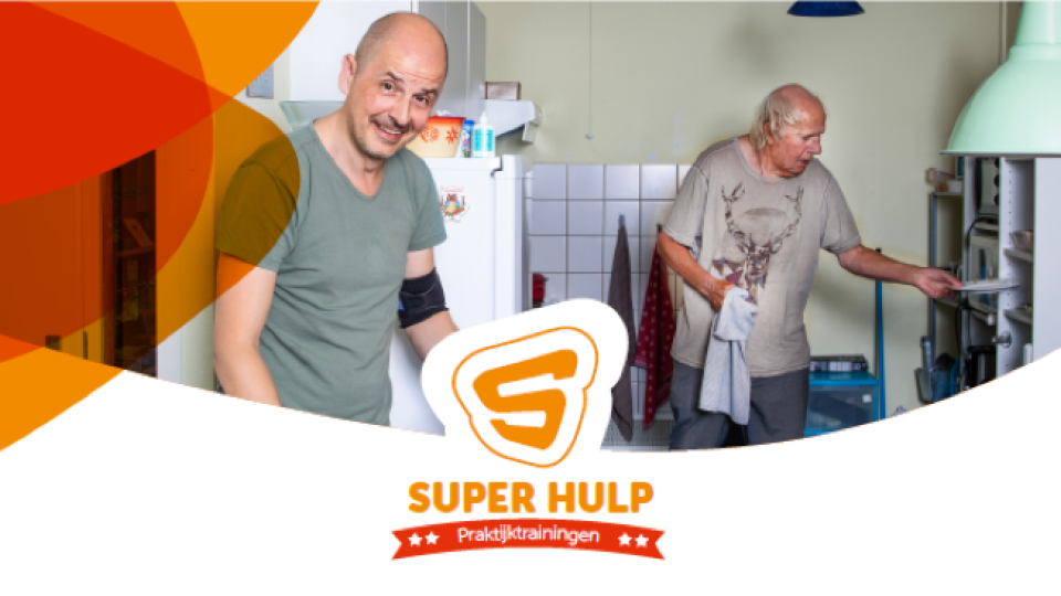 Eén van de superhulpen aan het werk van een klant